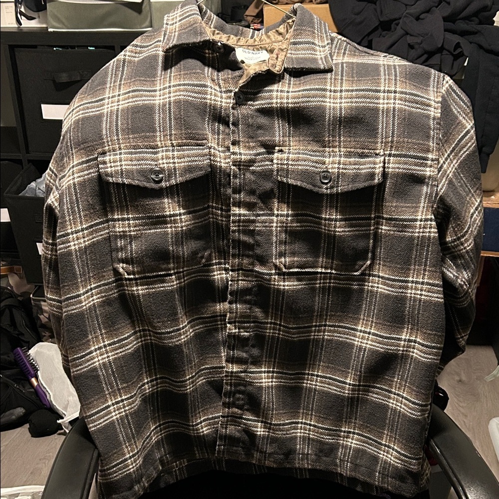 Old Navy Tan Recycled Material Jacket